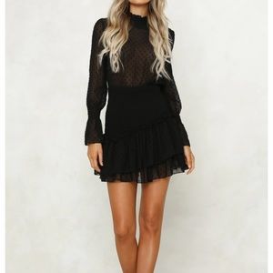 Hello Molly Don’t take it personal black dress